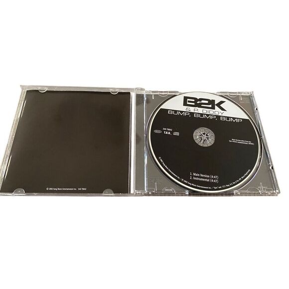 B2K P Diddy Bump Bump Bump Cd Single Y2K 2002 - Picture 3 of 4